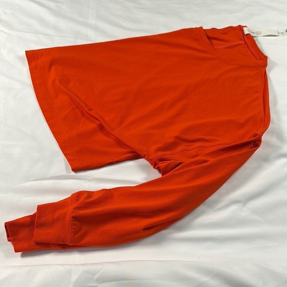 Lululemon Athletica Orange Crop Mandarin Collar Sweatshirt - Picture 6 of 8